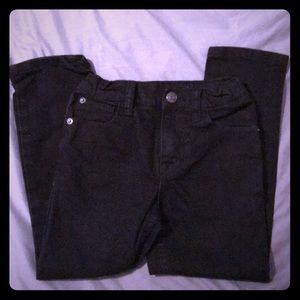 Boys size 6 skinny black cat n jack jeans